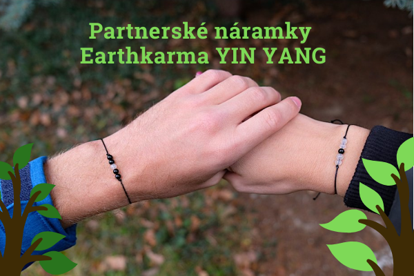 Partnerské náramky Earthkarma YIN YANG